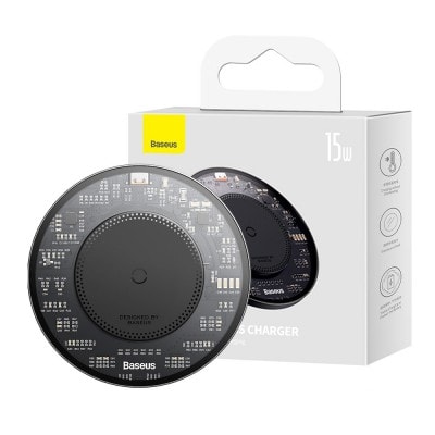 Baseus Simple 2 Wireless Charger 15W With Type-C To Typec Cable-