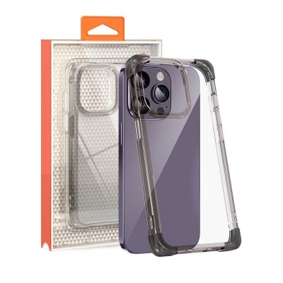 Anti-Shock Space Protective Clear Cover Case for iPhone 15 Pro Max