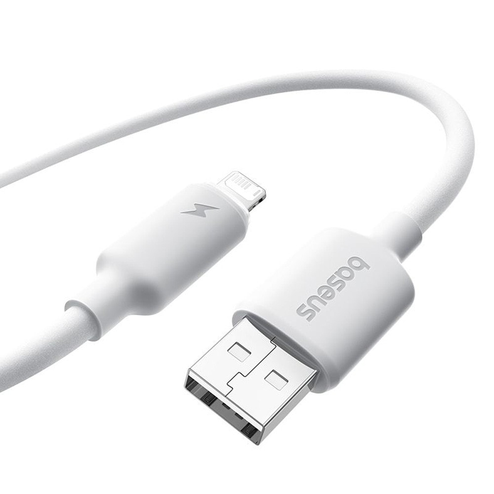 Baseus Foamed Silicone Fast Charging Data Cable USB-A to iP 2.4A (1m)