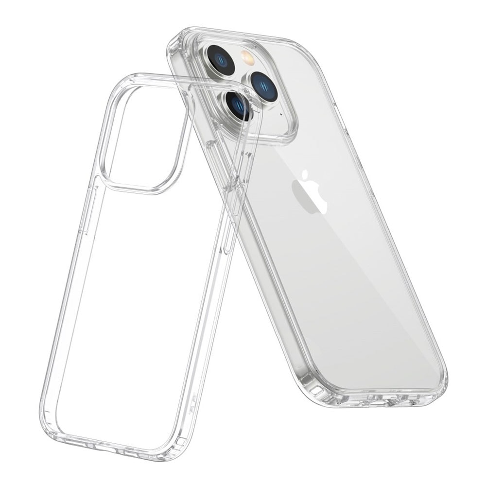 High Quality TPU+PC Hybrid Transparent Case for iPhone 15 Plus