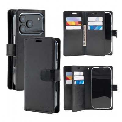 Mercury Mansoor Diary Cover Case for iPhone 17 Pro