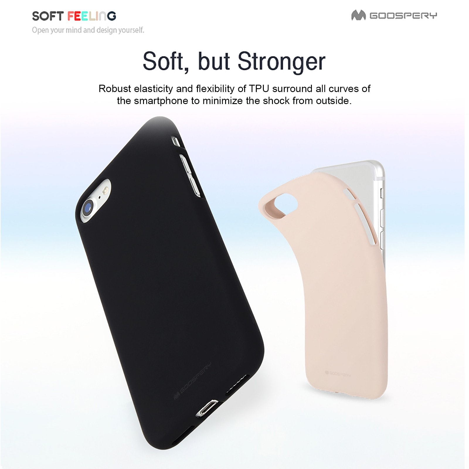 Mercury Soft Feeling Jelly Cover Case for iPhone 14 Max