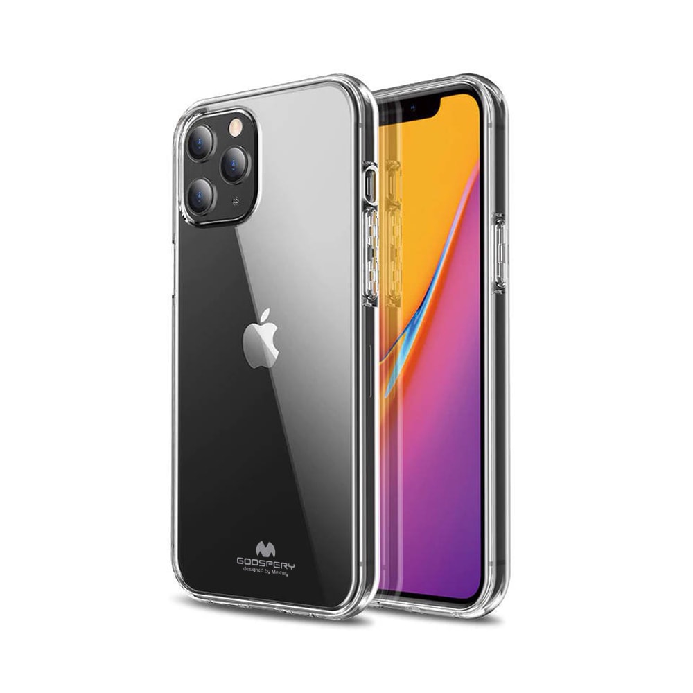 Mercury Transparent Pearl Jelly Case Cover for iPhone 14 Pro