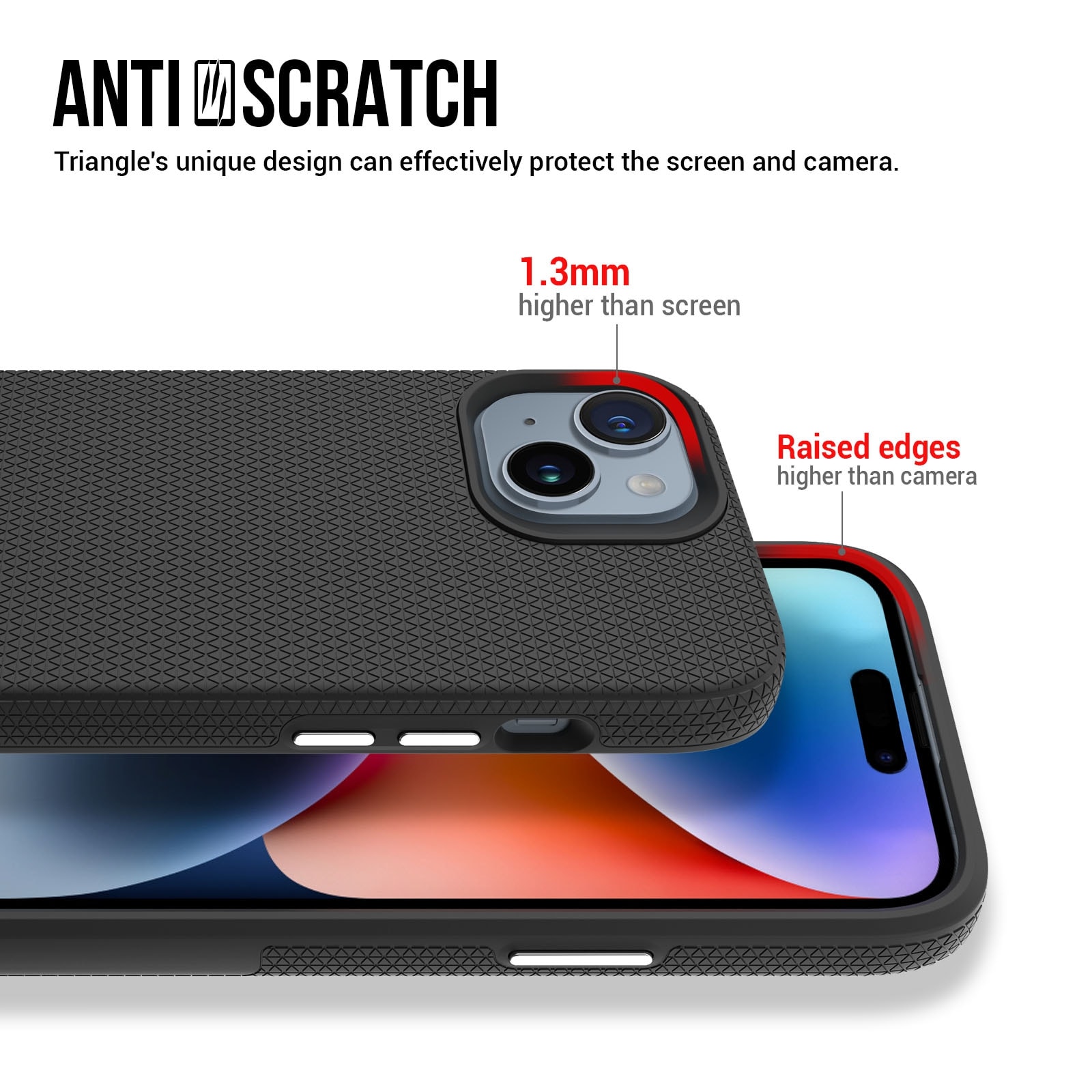 Rhinomgs Rugged Shockproof Case for iPhone 15