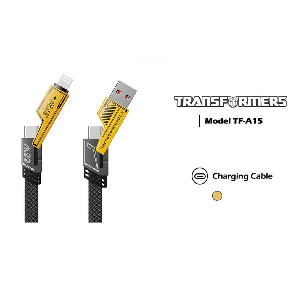 Transformers TF-A15 Deformed 4-in-1 Charging Cable 65W for 15 / 16 / 17 Series