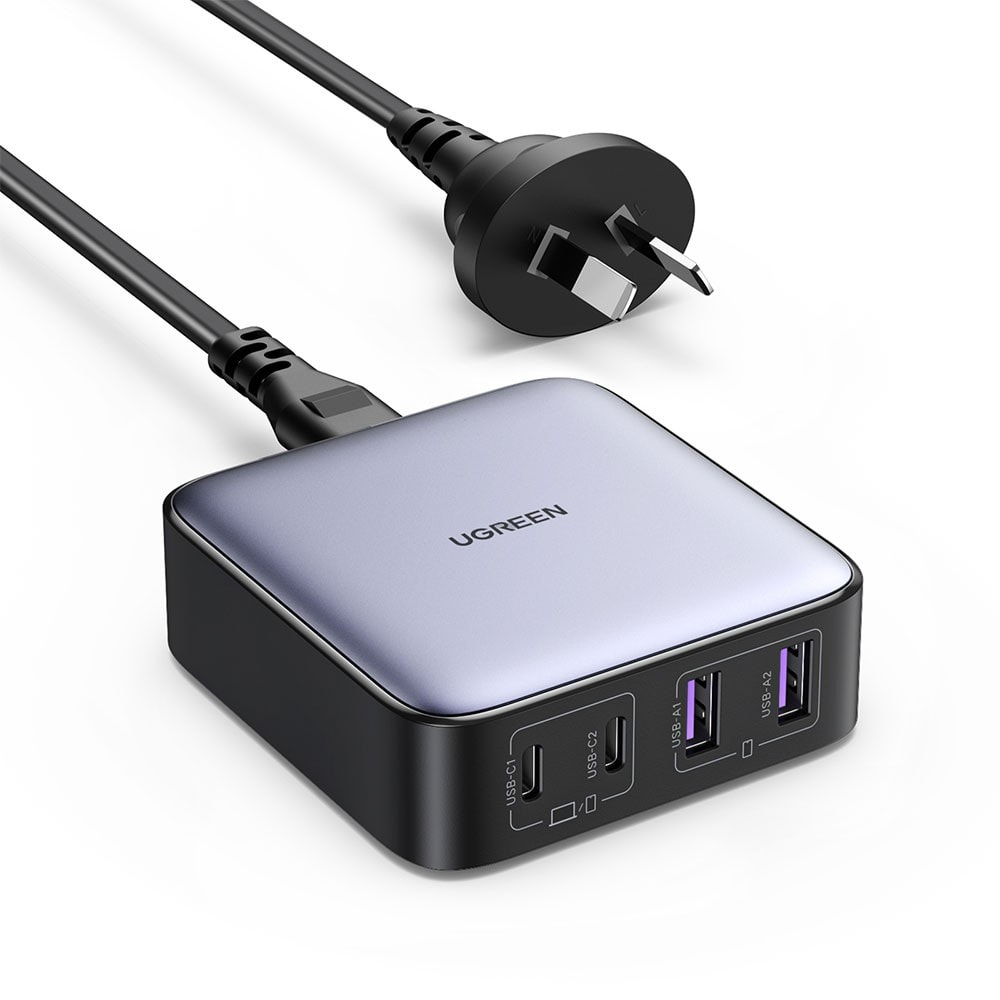 UGREEN CD327 Nexode 65W 4-Port PD GaN Fast Charger (2 x USB-C, 2 x USB-A)