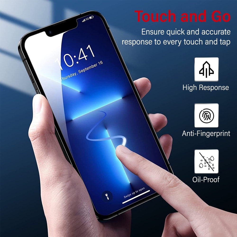 10 Packs Privacy Tempered Glass Screen Protector For iPhone 13 Pro Max / 14 Plus
