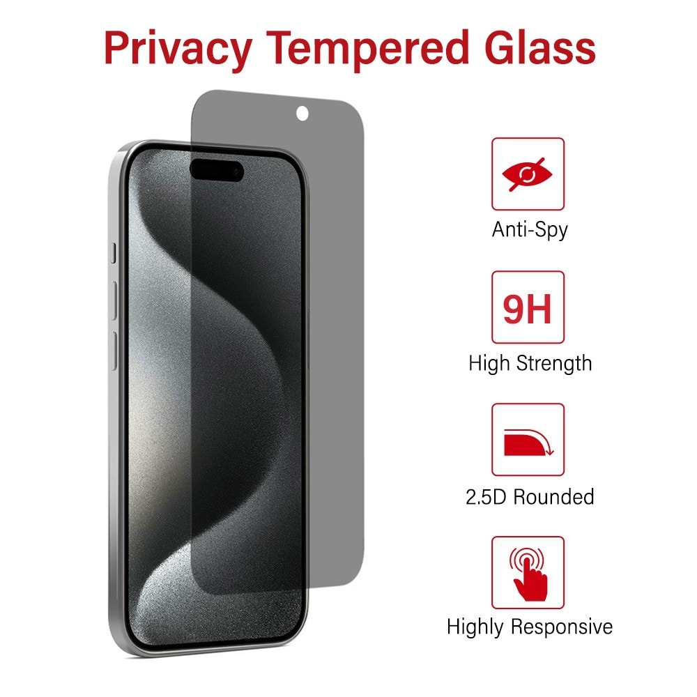 10 Packs Privacy Tempered Glass Screen Protector For iPhone 14 Pro