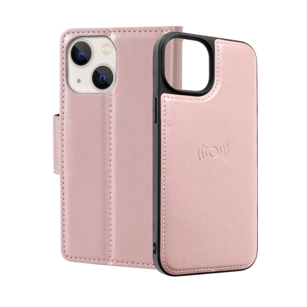 Hanman 2 in 1 Detachable Magnetic Flip Leather Wallet Cover Case for iPhone 14 Max