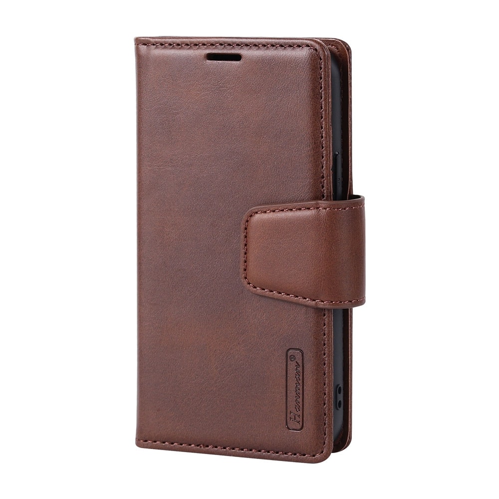 Hanman 2 in 1 Detachable Magnetic Flip Leather Wallet Cover Case for iPhone 14 Pro Max