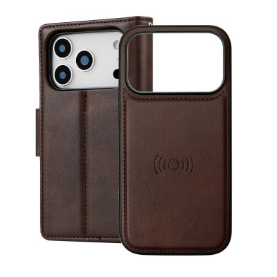 Hanman 2 in 1 Detachable Magnetic Flip Leather Wallet Cover Case for iPhone 17 Pro Max