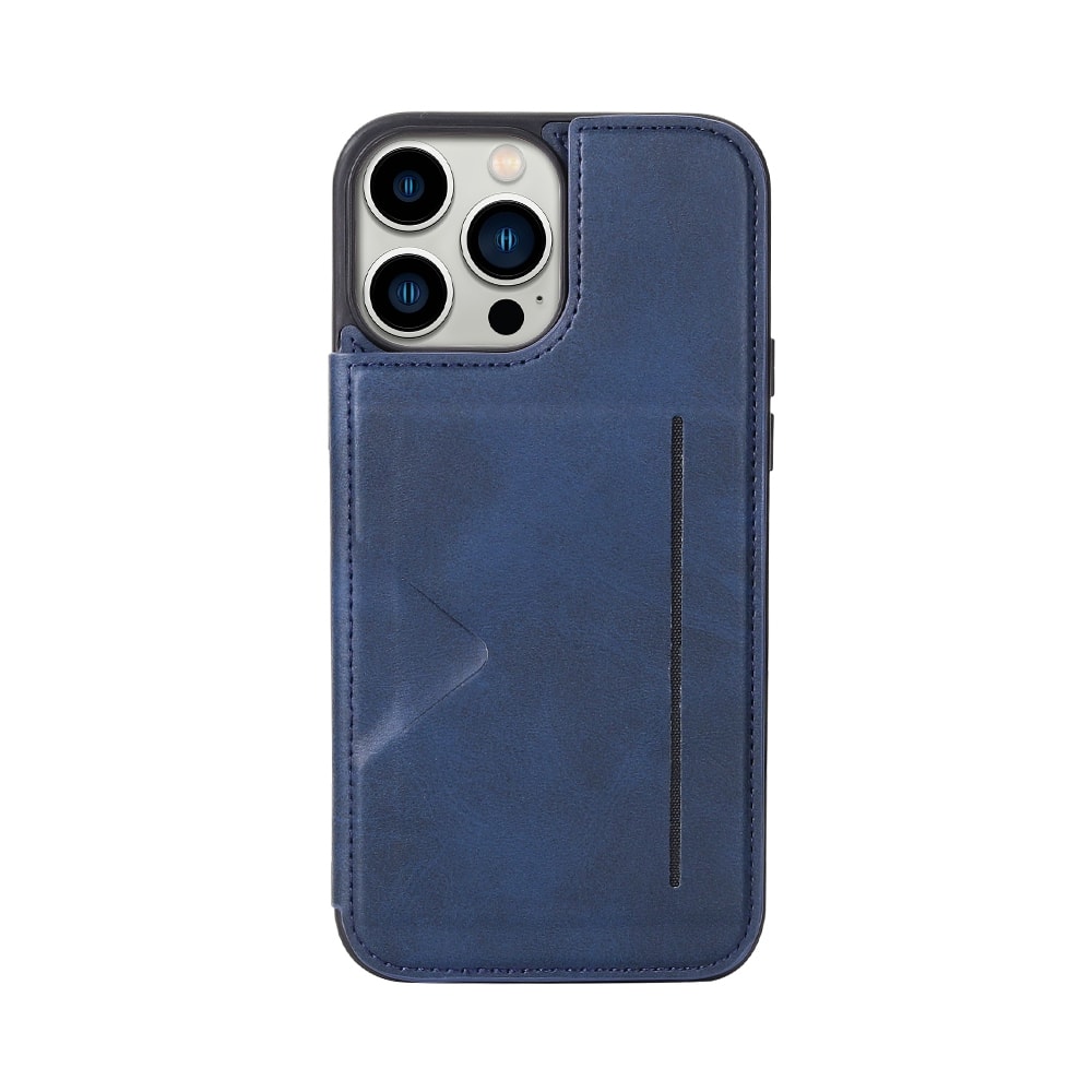 Hanman Back Flip Leather Wallet Shockproof Cover Case for iPhone 14 Pro Max