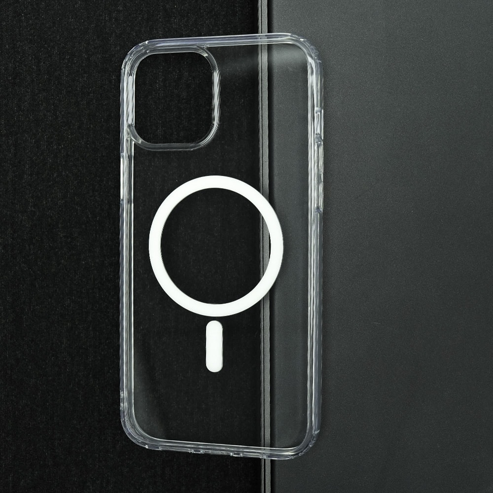High Quality Acrylic + TPU Hybrid Transparent Magsafe Case for iPhone 15