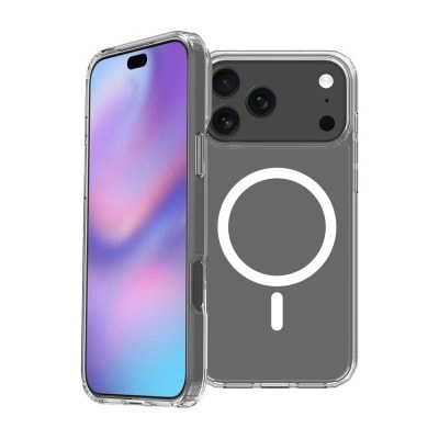 High Quality Acrylic + TPU Hybrid Transparent Magsafe Case for iPhone 17 Pro Max