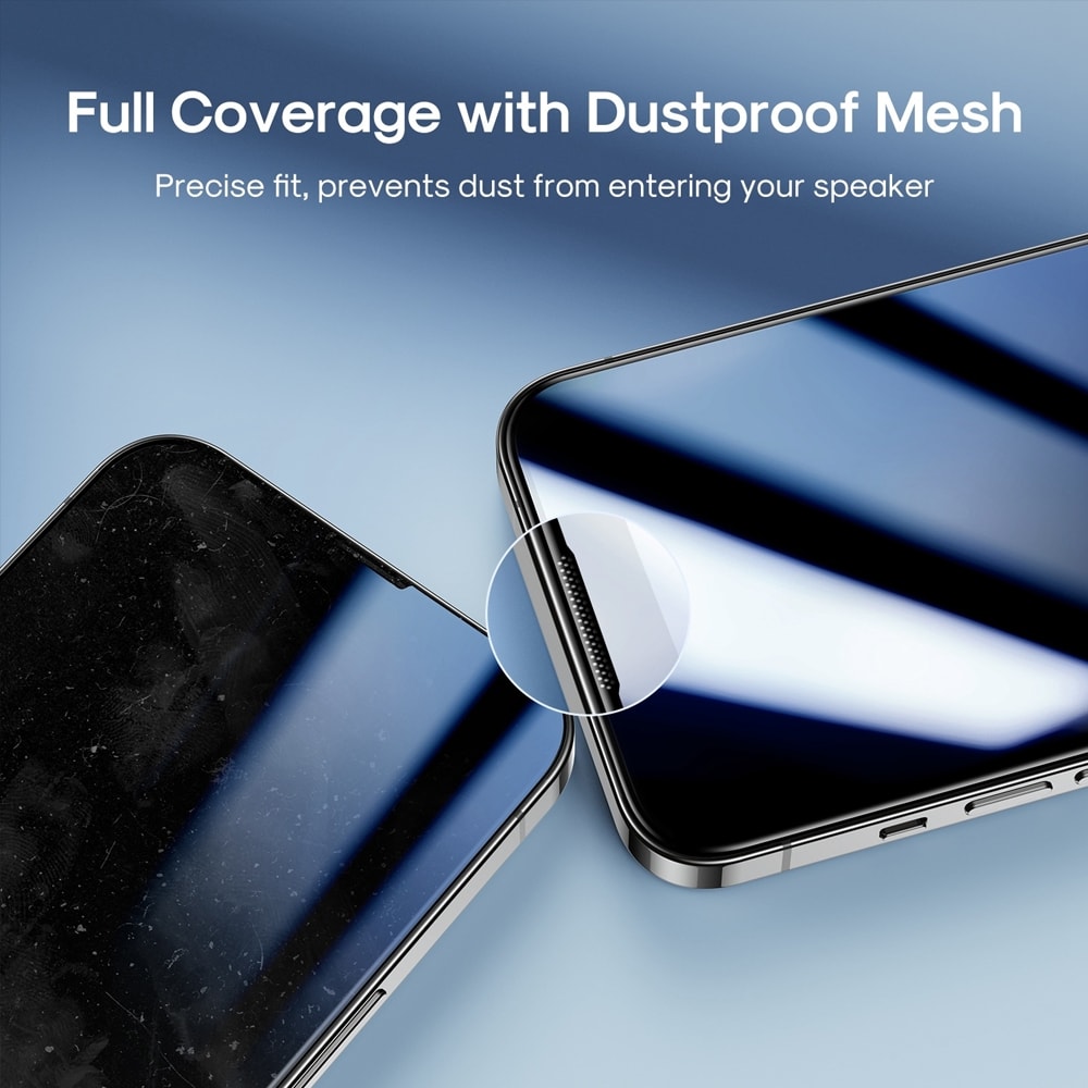 iPhone 15 Plus / 16 Plus Kinglas 10 Packs 2.5D Full Coverage Silk Printing Black Edge Tempered Glass Screen Protector