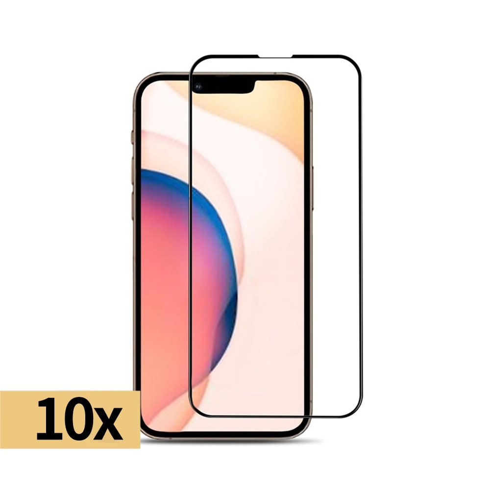 Kinglas 10 Packs Full Coverage Tempered Glass Screen Protector For iPhone 13 Pro Max / 14 Plus