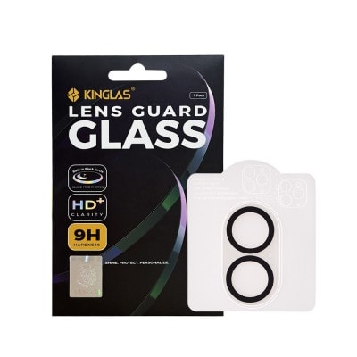Kinglas 3D Silk Printing Camera Lens Protector Film for iPhone 16 / 16 Plus / 17