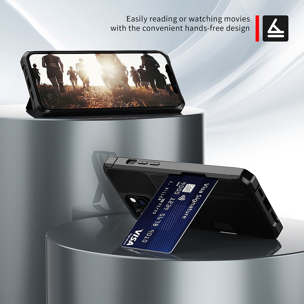 Magnetic Anti-fall Protection Case With Card Slot for iPhone 14 Max