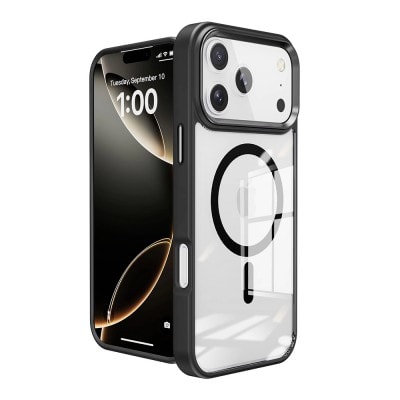 Redefine Metal Camera Lens Magnetic Transparent Magsafe Case for iPhone 17 Pro Max