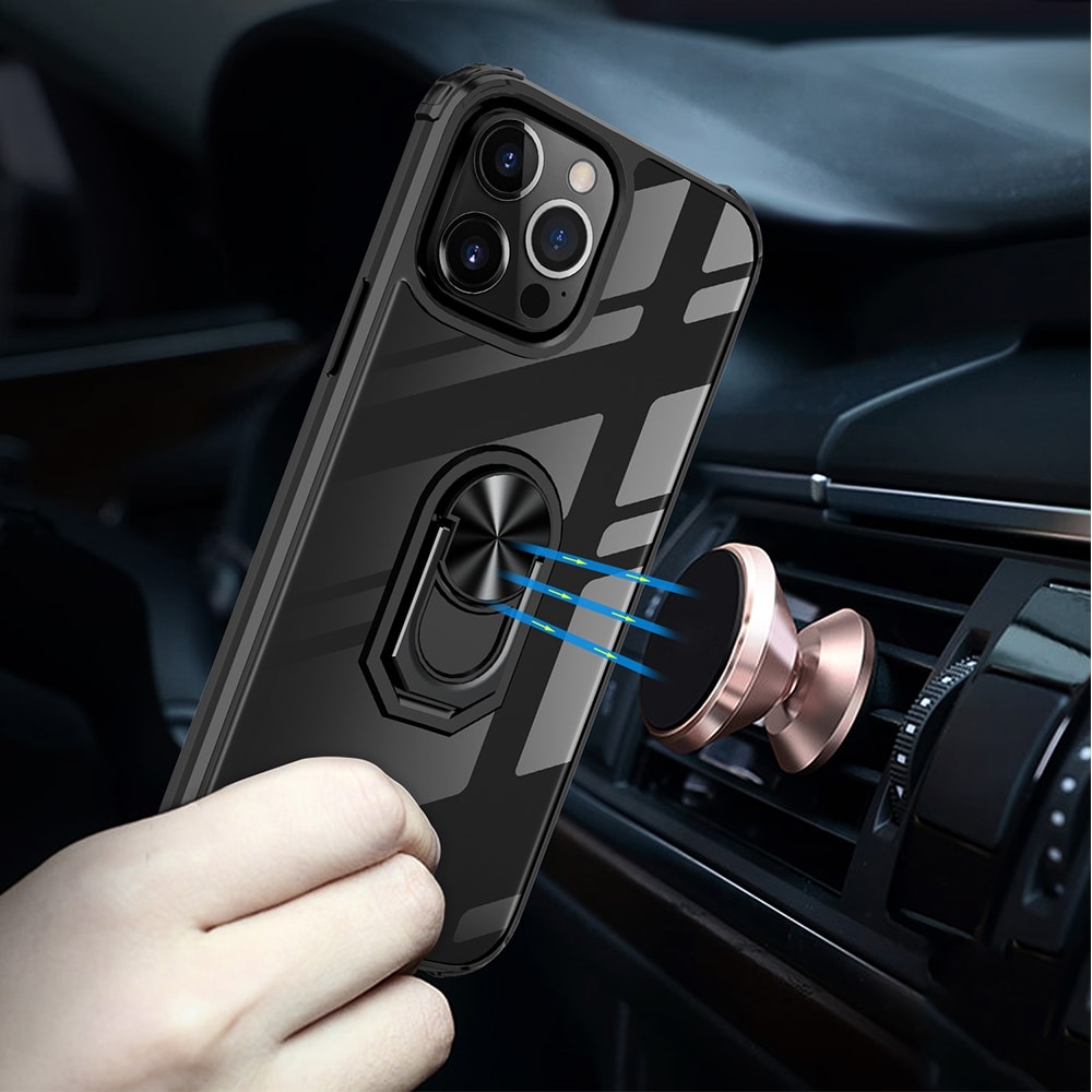 Ring Holder Military Shockproof Car Magnetic Case for iPhone 14 Max