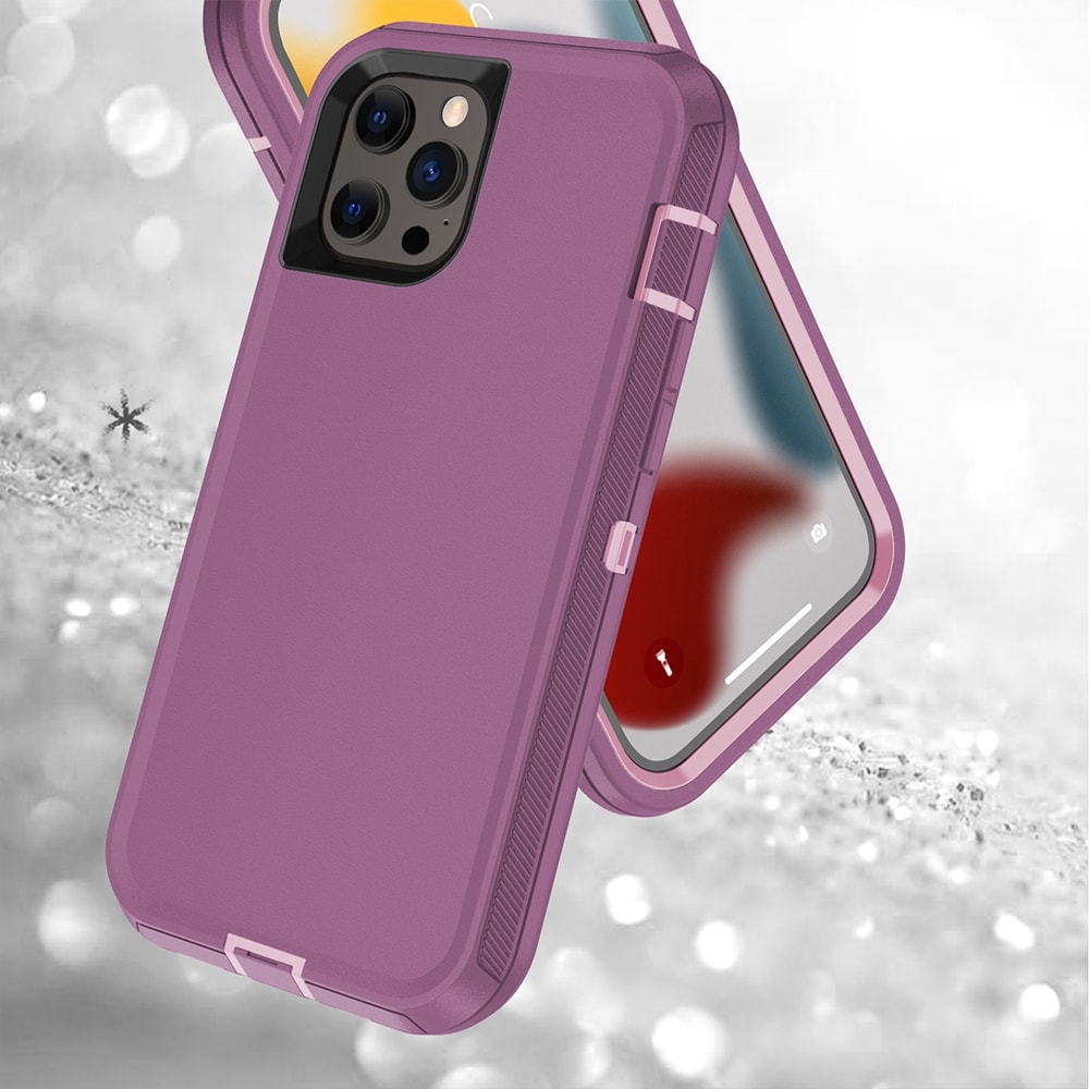 Shockproof Robot Armor Hard Plastic Case with Belt Clip for iPhone 14 Plus / 15 Plus