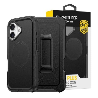 Shockproof Robot Armor Hard Plastic Magsafe Case with Belt Clip for iPhone 17