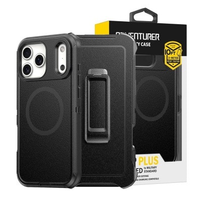 Shockproof Robot Armor Hard Plastic Magsafe Case with Belt Clip for iPhone 17 Pro Max