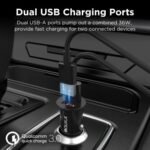 iQuick CQ1 36W Fast Car Charging Dual USB-A Ports - Image 2